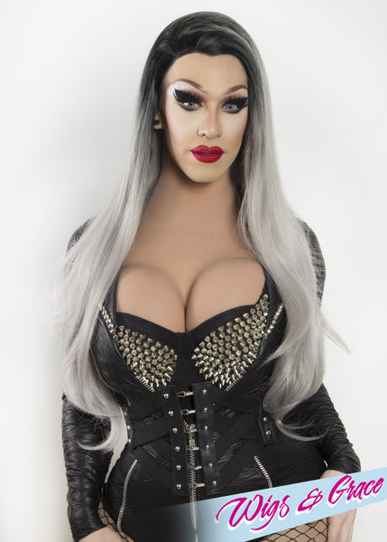 TITANIUM  DONATELLA - Wigs and Grace , drag queen wig, drag queen, lace front wig, high quality wig, rupauls drag race wig, rpdr wig, kim chi wig