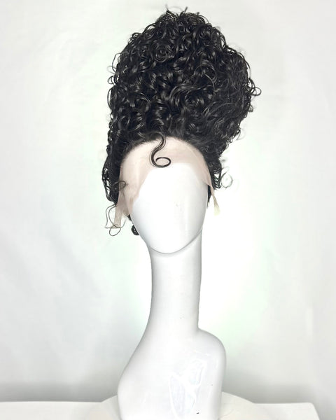 BRUNETTE CURLY UPDO PRE-STYLED WIG