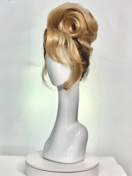 ROOTED CHAMPAGNE BLONDE Updo PRE-STYLED WIG