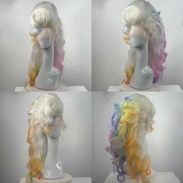 RAINBOW PRE-STYLED WIG