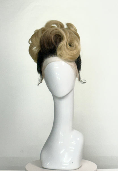 Rooted Blonde Updo PRE-STYLED WIG