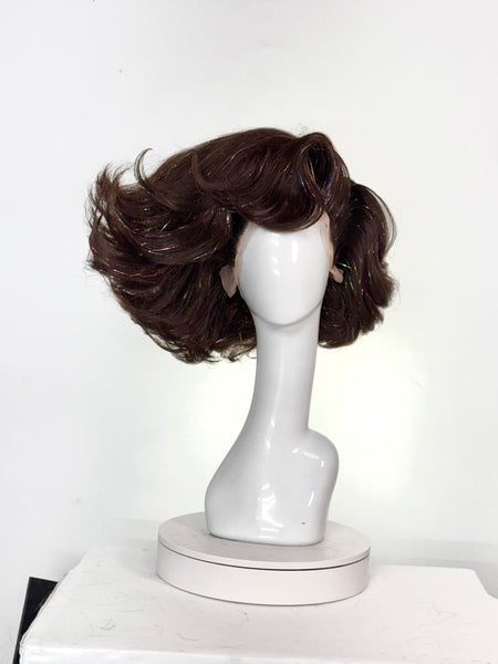 TINSEL BRUNETTE MARILYN PRE-STYLED WIG