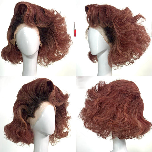 STRAWBERRY SYRUP MARILYN PRE-STYLED WIG