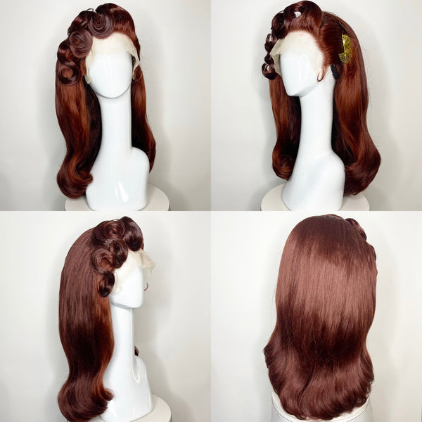 GARNET JEWELWED PRE-STYLED WIG