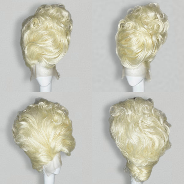 Platinum updo PRE-STYLED WIG