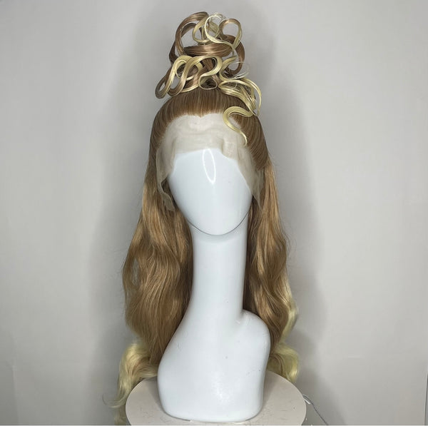 BLONDE SCULPTURAL PRE-STYLED WIG